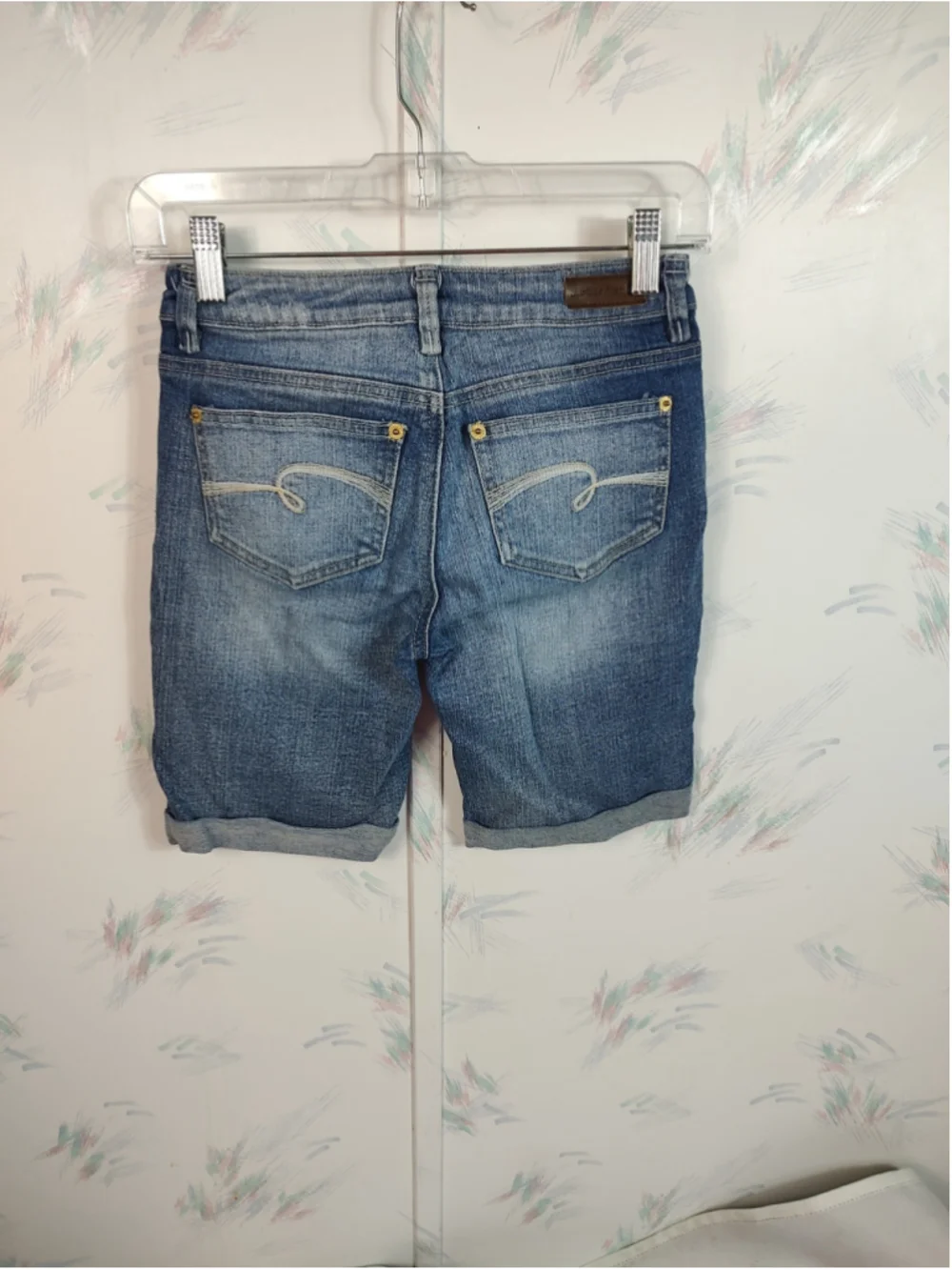 Justice Girls Jean Shorts Blue Simply Low 12S